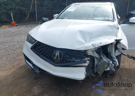 2018 Acura Tlx Tech A-Spec Pkgs из США, поврежденный, VIN 19UUB3F61JA000837